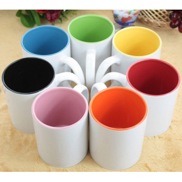 11oz Color Inside and Color Hanlde Sublimation Mug